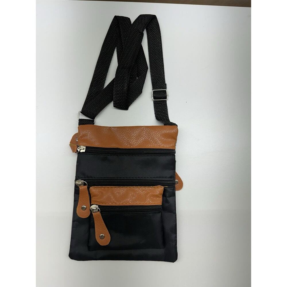 Cross Body womens bag. Black And Brown.